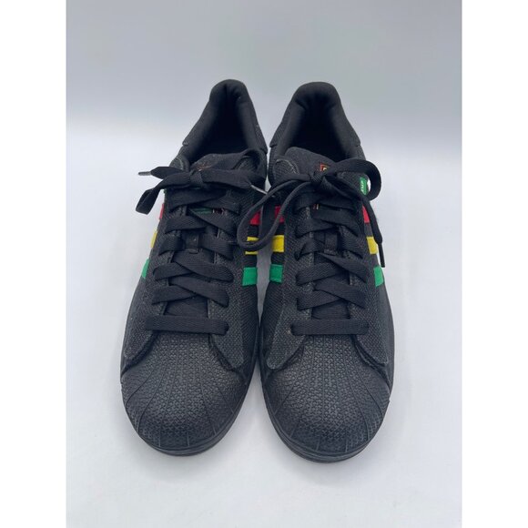 Adidas HEMP Superstar Original Shoes Mens SZ 12 RASTA Black Red Green Yellow - Picture 5 of 8